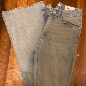 High waisted bell bottoms